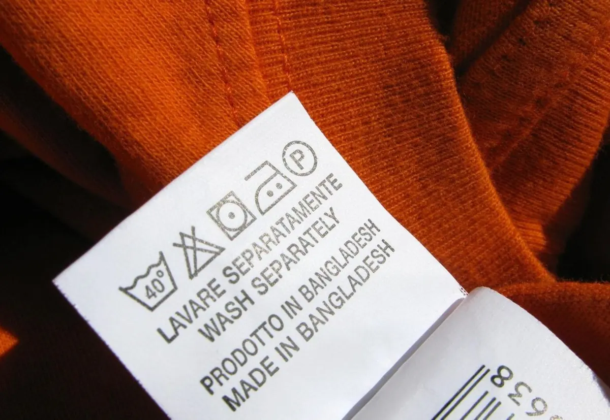 Made in Bangladesh care label